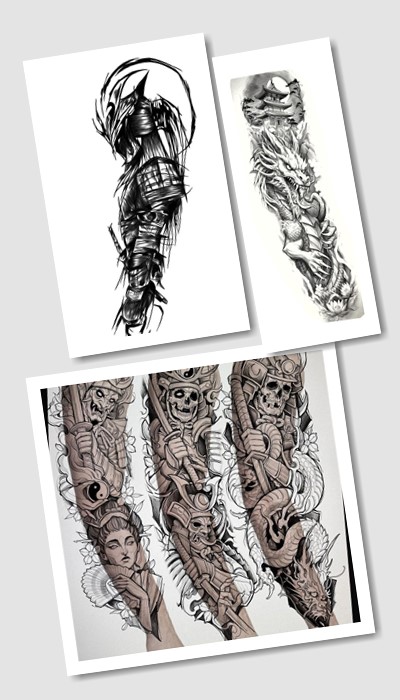 кому підійде ескіз татуювання японські