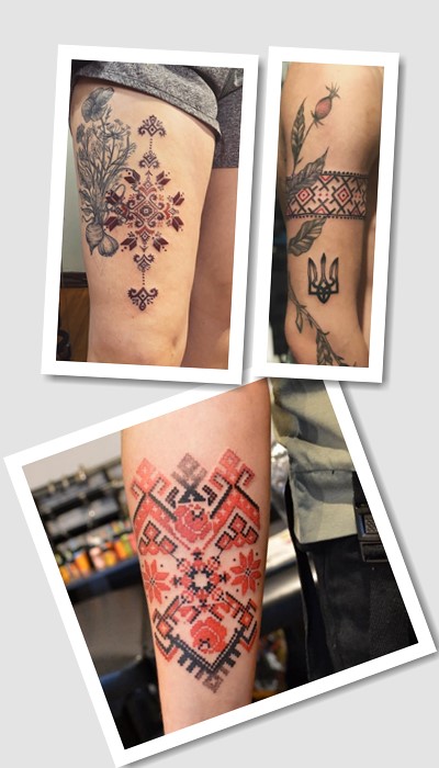 татуювання вишиванка у Києві