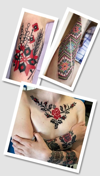 татуювання вишиванка