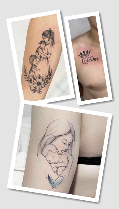 варіанти тату мама