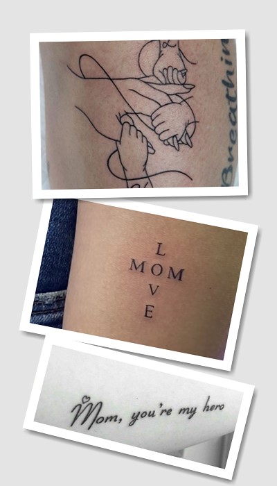 варіанти татуювань мама