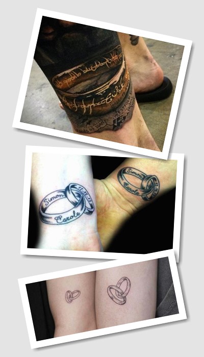 тату кільце перстень