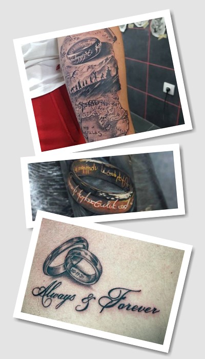 ескізи татуювання кільце перстень 