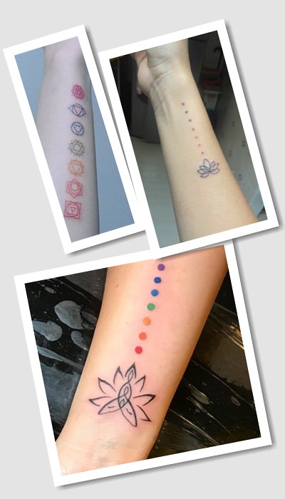 стиль тату чакри