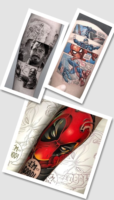 тату Месники Марвел