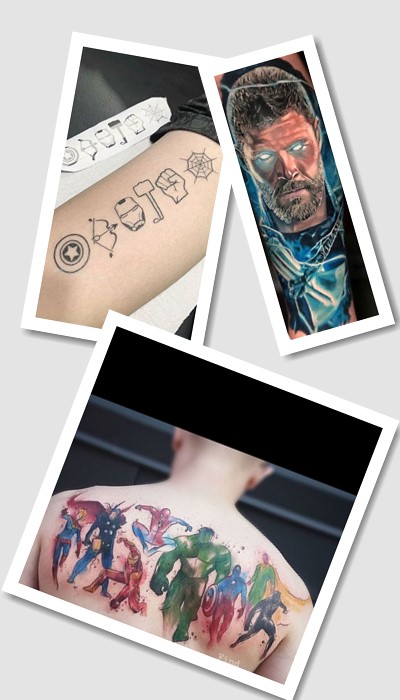 татуювання Месники Марвел