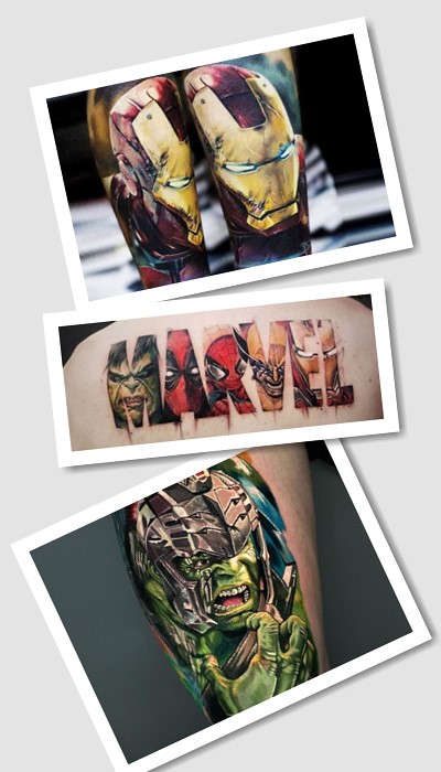 особливості татуювань Месники Марвел