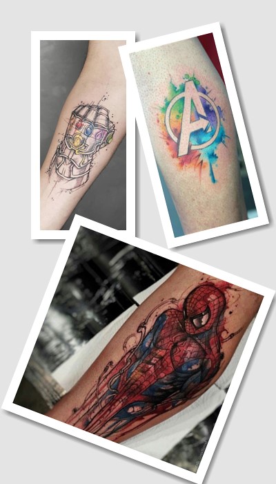кому підійде тату Месники Марвел