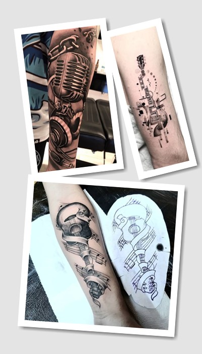 татуювання для музикантів