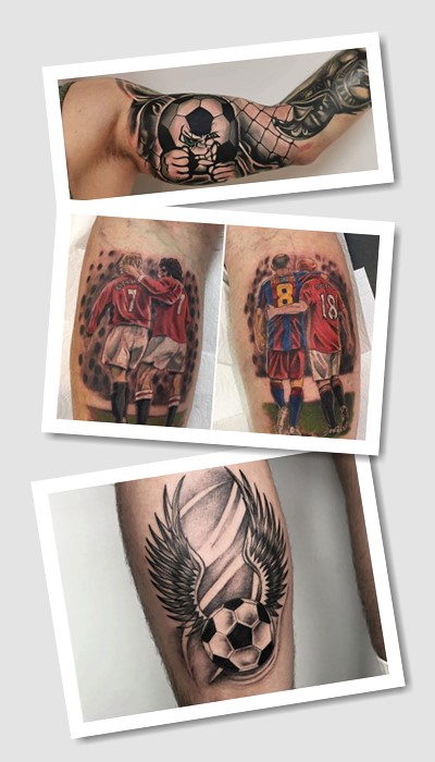 стиль татуювання футболістів