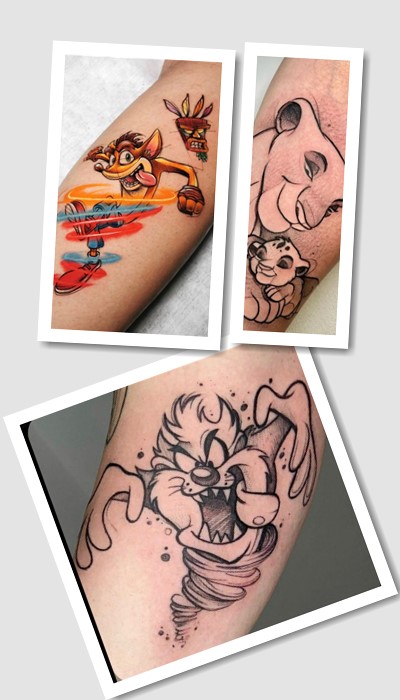 тату мультики