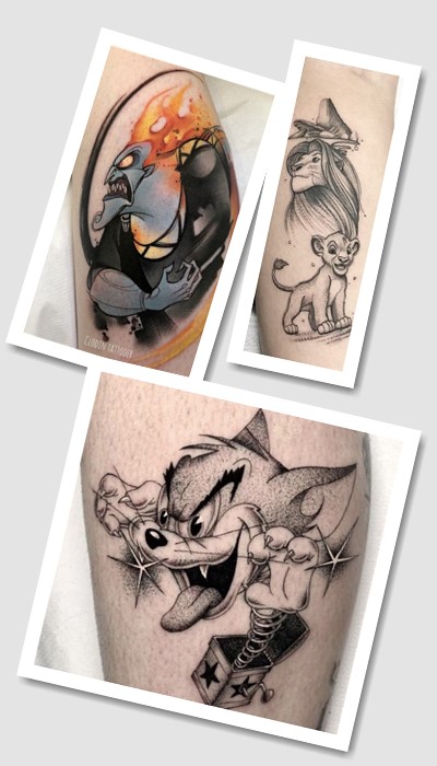 татуювання мультики