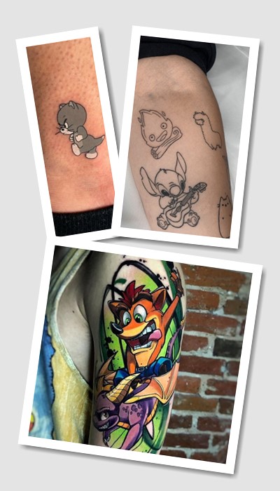 символи татуювання мультики