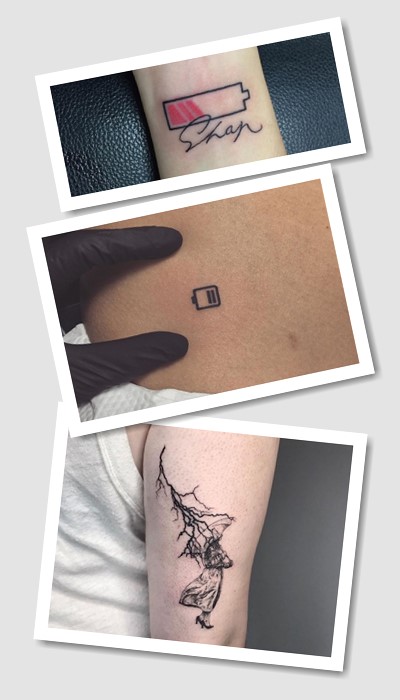 ескізи татуювання символ енергії