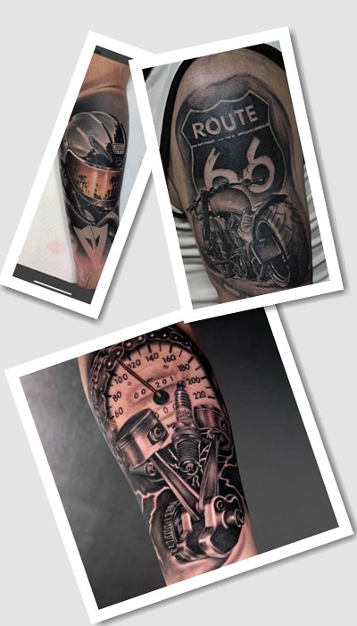 ідеї байкерських татуювань 