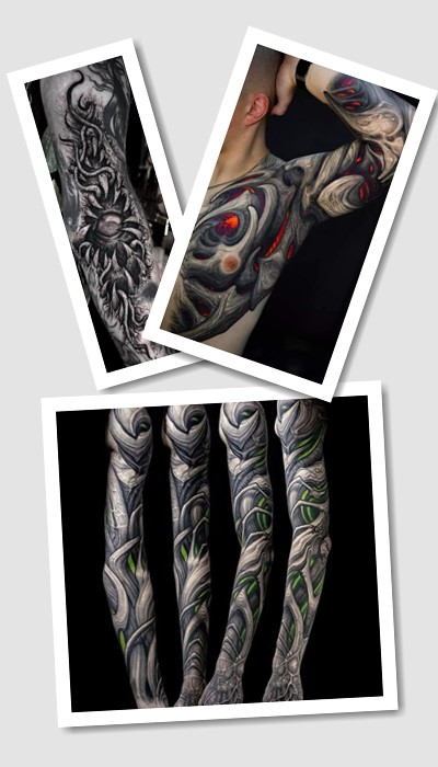 стиль тату органіка