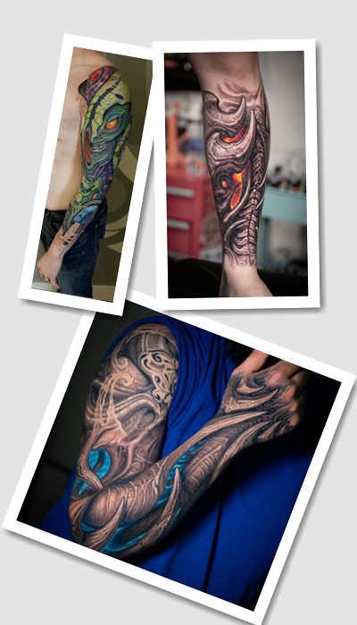 стиль татуювання органіка