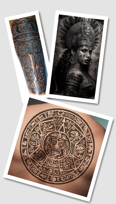 особливості тату майя ацтеки інки