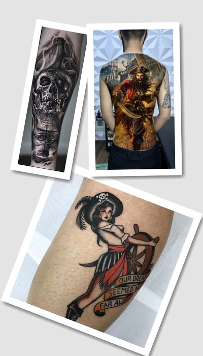стиль татуювання моряків і піратів