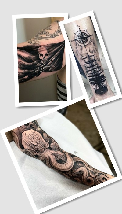 ідеї татуювання моряків і піратів