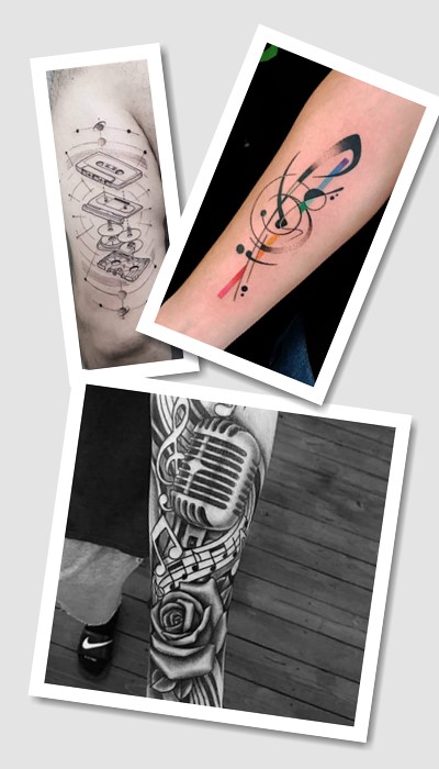кому підійде тату музичні