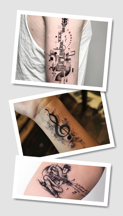 кому підійде татуювання музичні