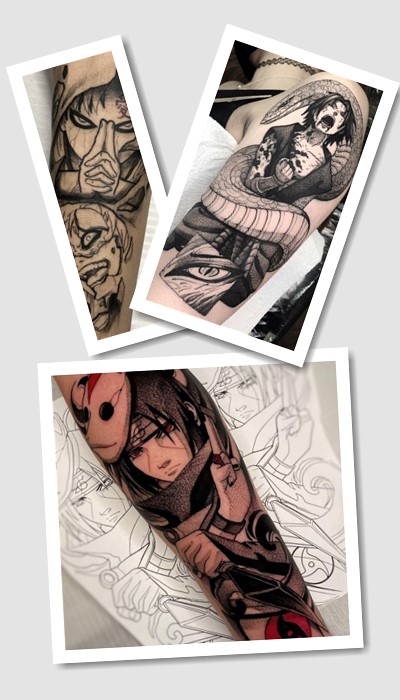 стиль тату аніме
