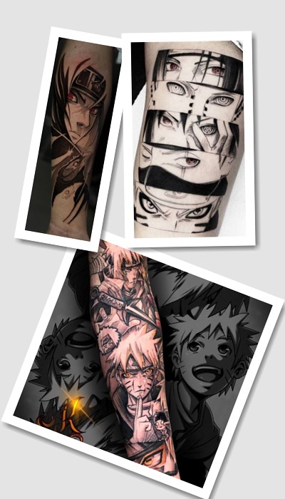 стиль татуювання аніме