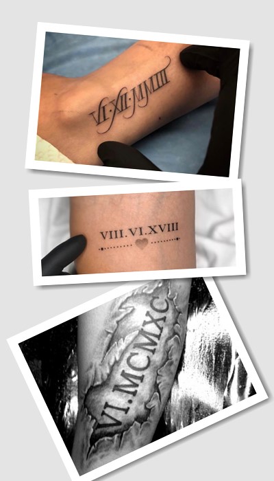 татуювання римські цифри