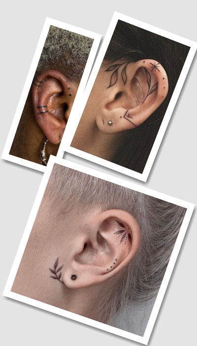 кому підійде татуювання на вухах