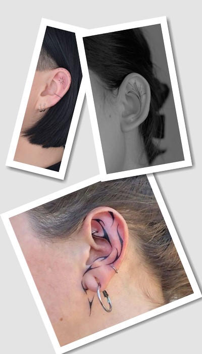 татуювання на вухах