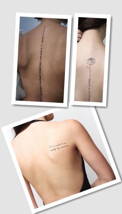 татуювання написи на спині у Києві