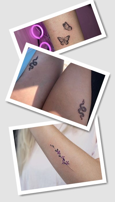 стиль татуювання маленькі для дівчат