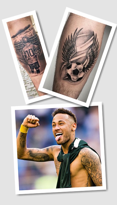 стиль тату футбол