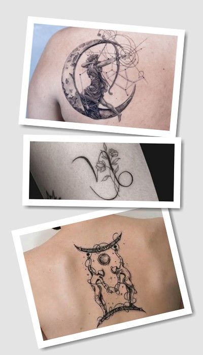 тату знаки зодиака