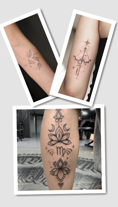 стиль татуювання знаки зодиака