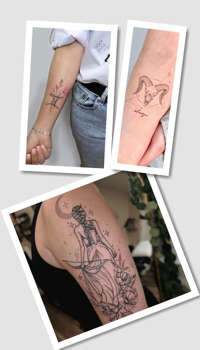 кому підійде тату знаки зодиака