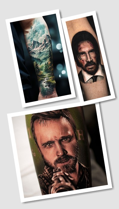 особливості тату фото на руці