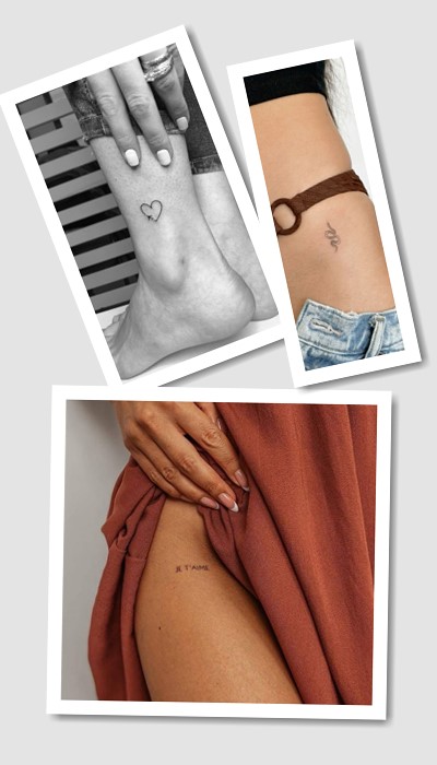 стиль тату на нозі жіночі