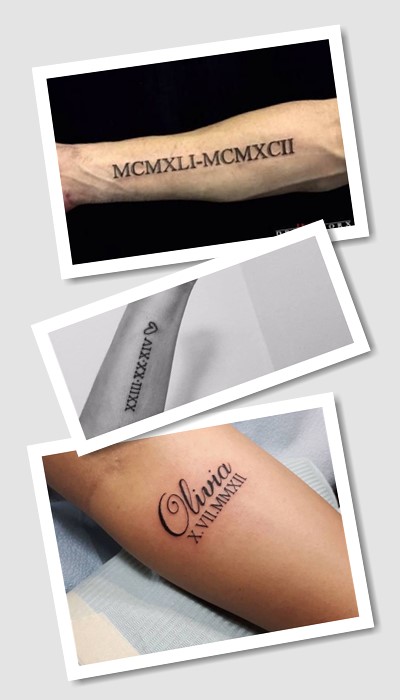 особливості татуювань дата народження