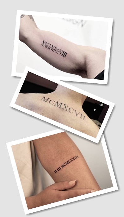 кому підійде татуювання дата народження