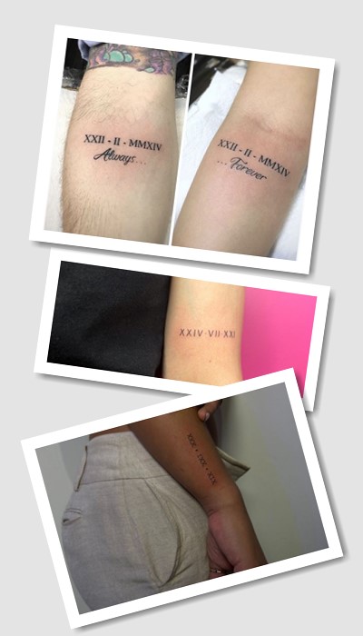 ідеї татуювання дата народження