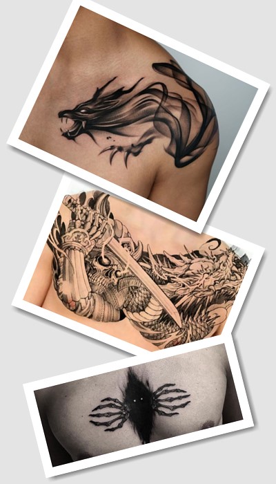 татуювання на груди чоловічі