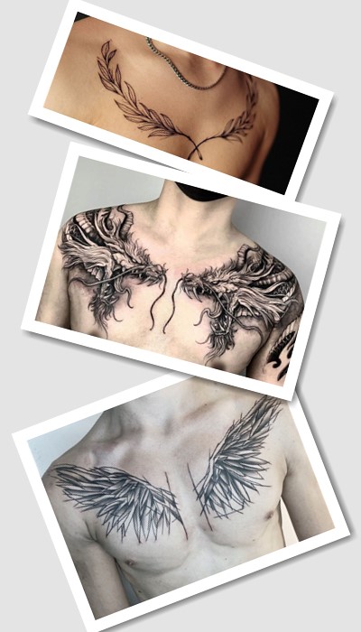особливості тату на груди чоловічі