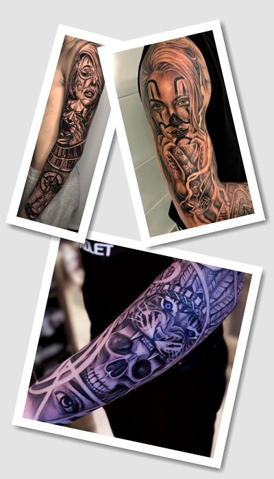 кому підійде тату чикано рукав