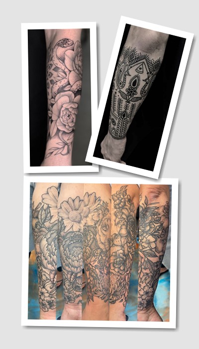 особливості татуювань напіврукав