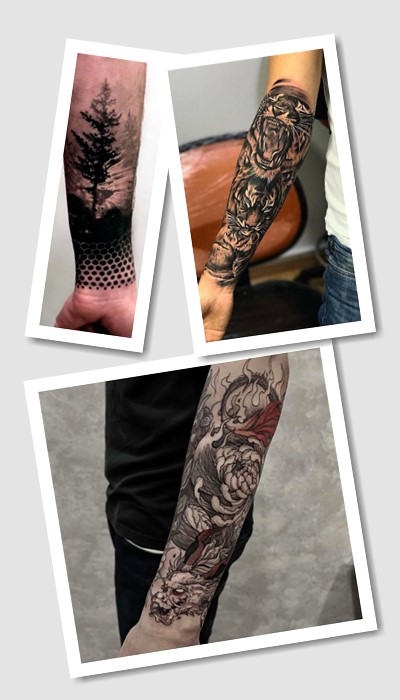 кому підійде татуювання напіврукав