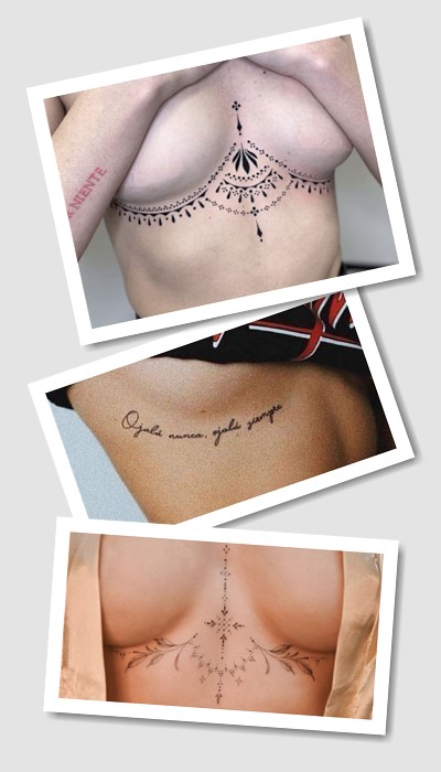 татуювання під грудьми у Києві