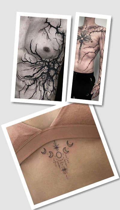 татуювання під грудьми