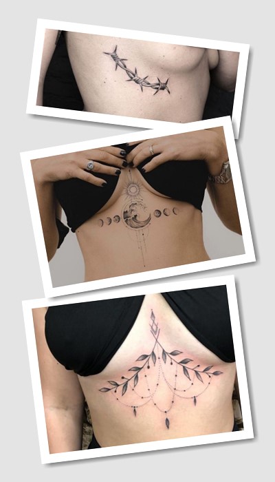 стиль тату під грудьми